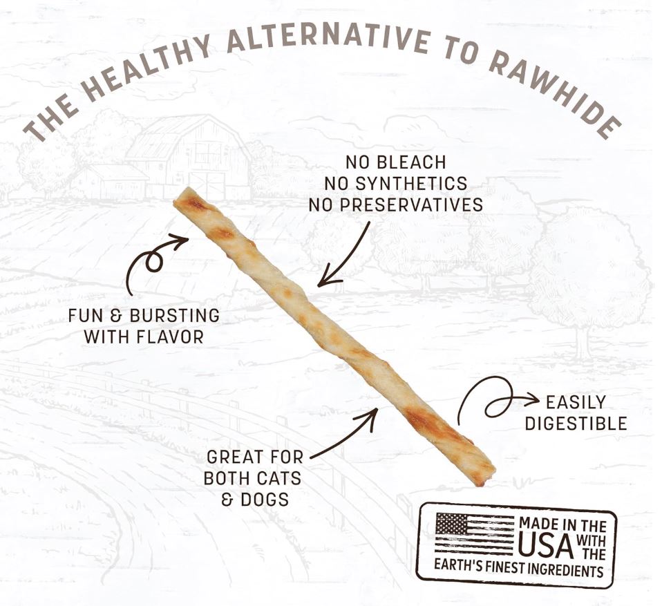 Photo of the no-hide sticks by Allgood Pet Supplies