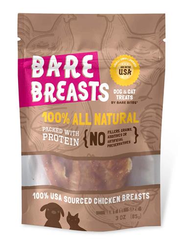 Front of chicken treat bag by Allgood Pet Supplies