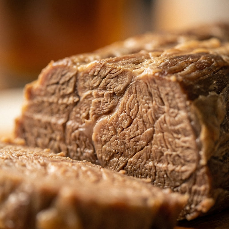 Allgood Pet Supplies dark meat dog treat of beef or duck sliced like roast beef
