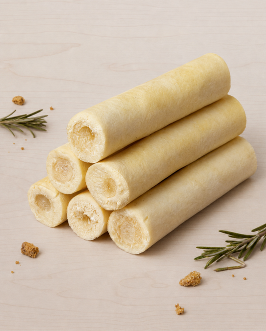 Allgood beef tails on a light background with rosemary leaves