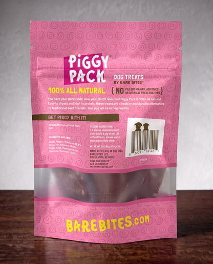Dehydrated Pork Treats for Dogs