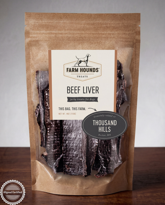 Single-Ingredient Beef Liver Dog Treats