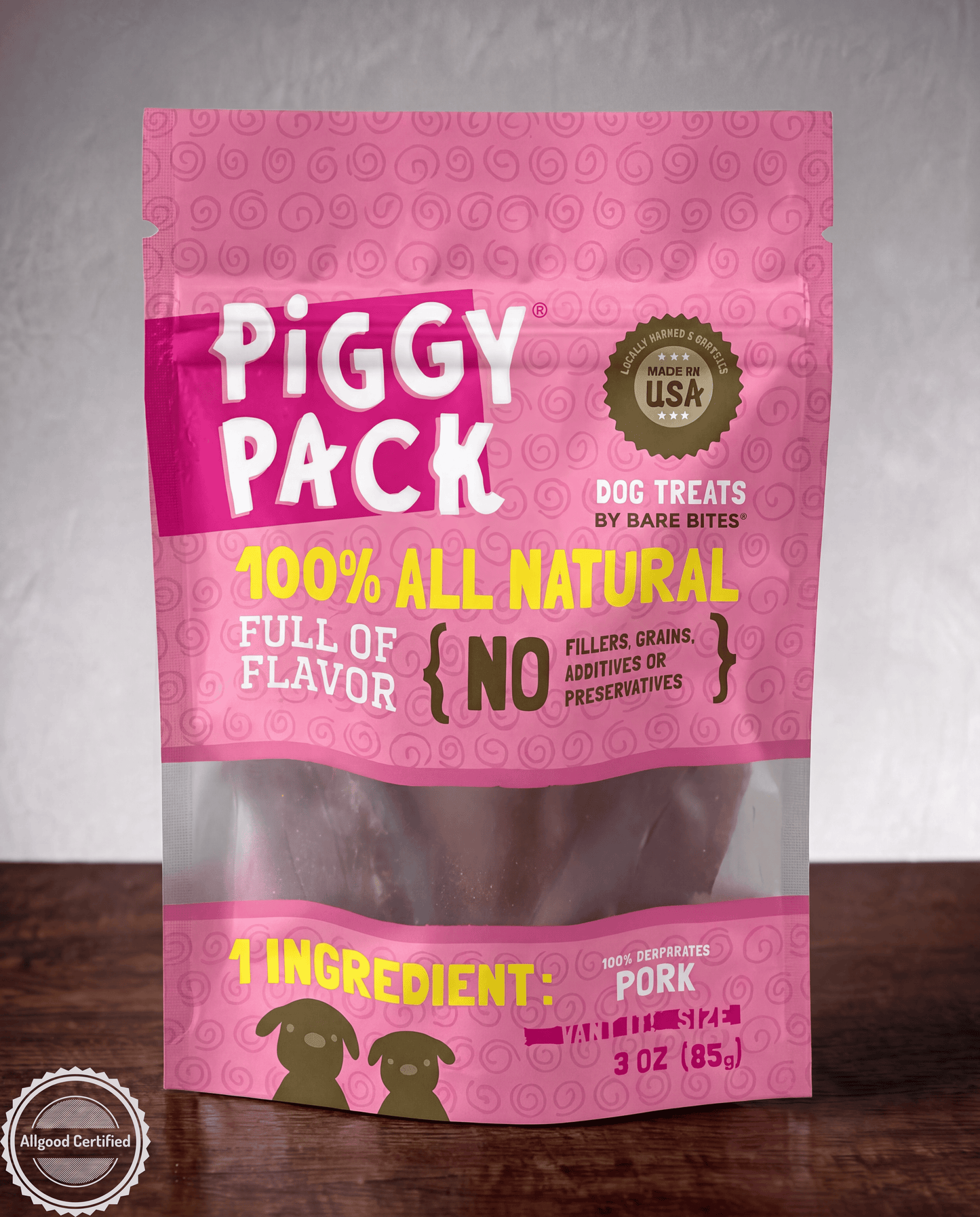 Dehydrated Pork Treats for Dogs