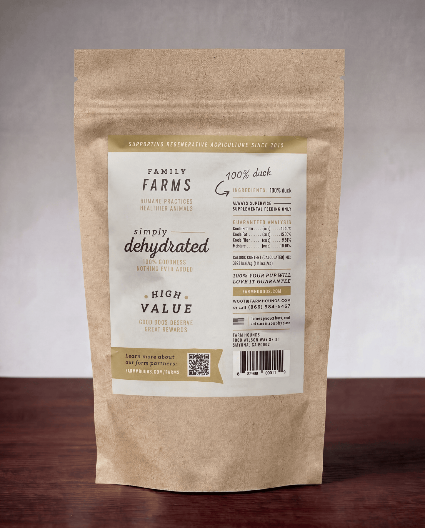Single-Ingredient Duck Jerky Dog Treats