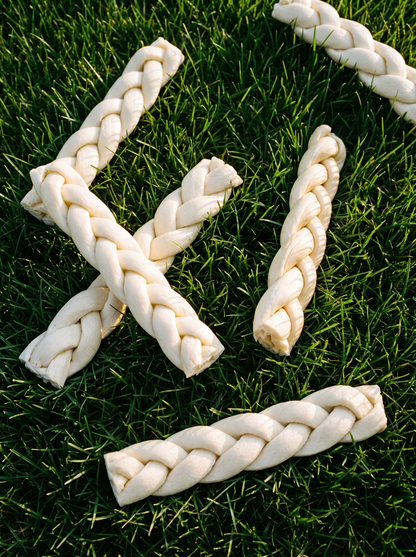 Beef Cheek Braided Dog Chew