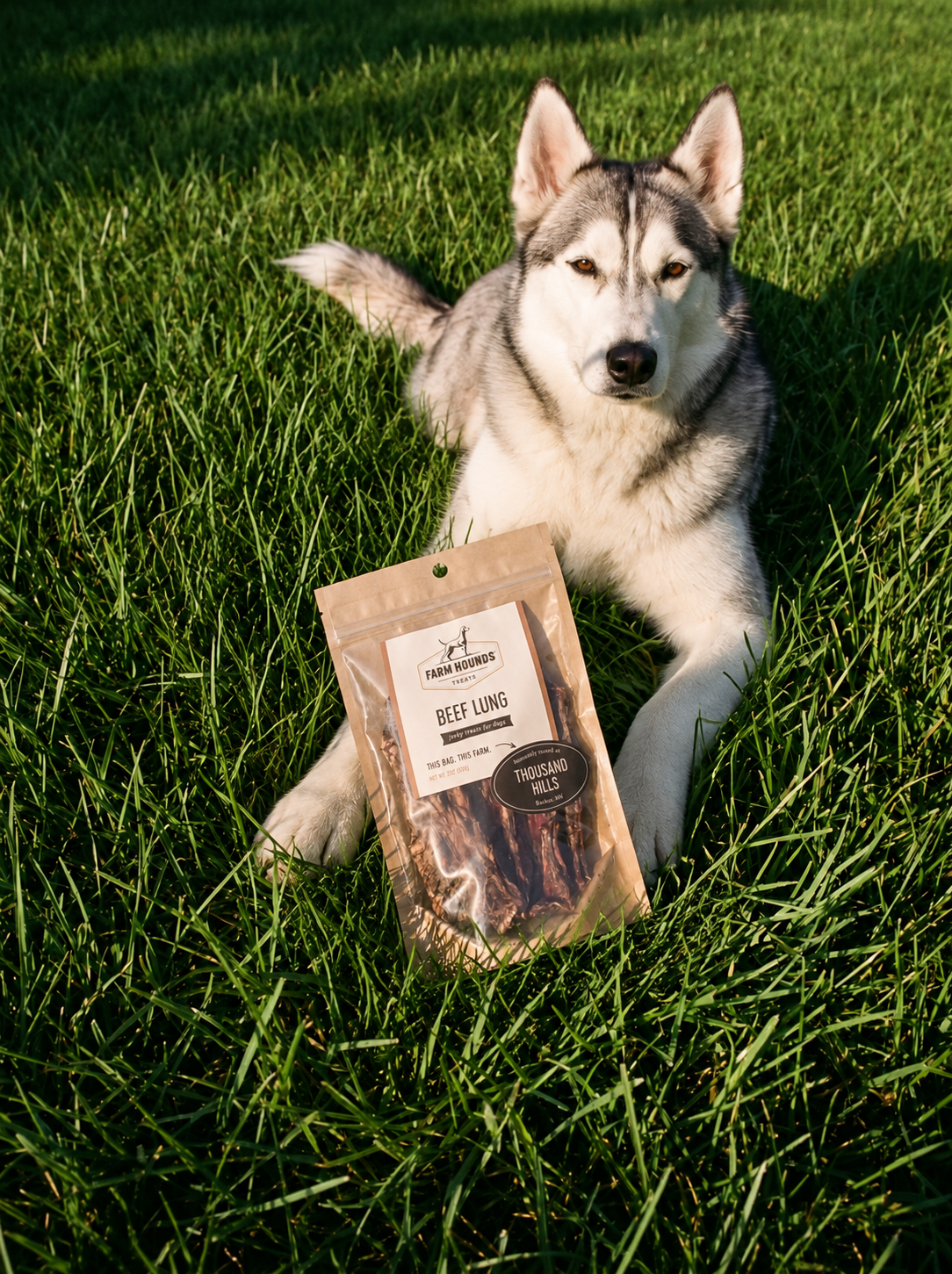 Single-Ingredient Beef Lung Dog Treats