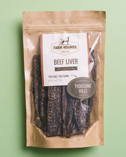 Single-Ingredient Beef Liver Dog Treats