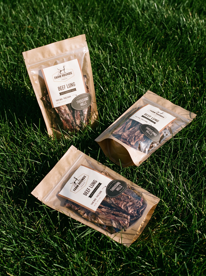 Single-Ingredient Beef Lung Dog Treats