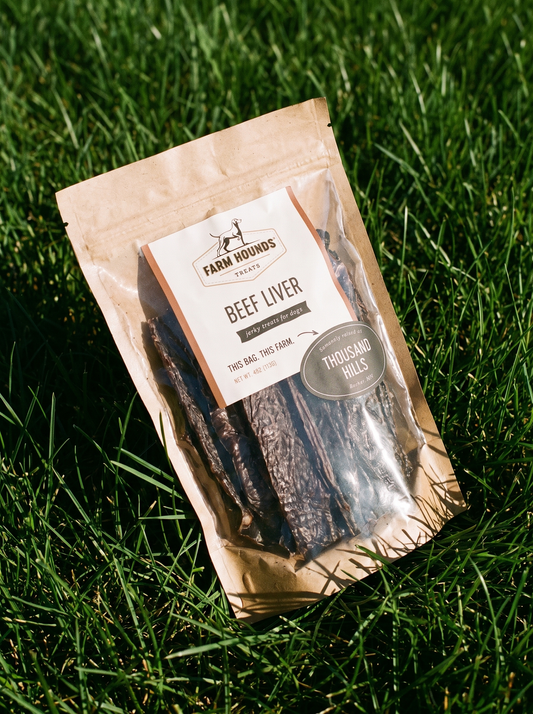 Single-Ingredient Beef Liver Dog Treats