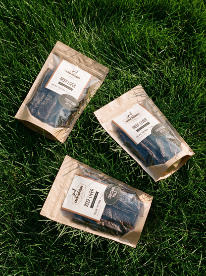 Single-Ingredient Beef Liver Dog Treats