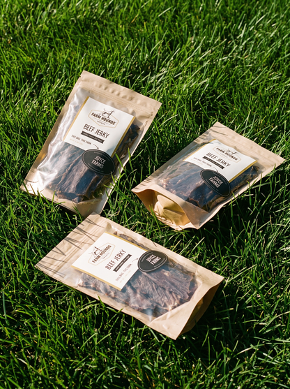 Single-Ingredient Beef Jerky Dog Treats
