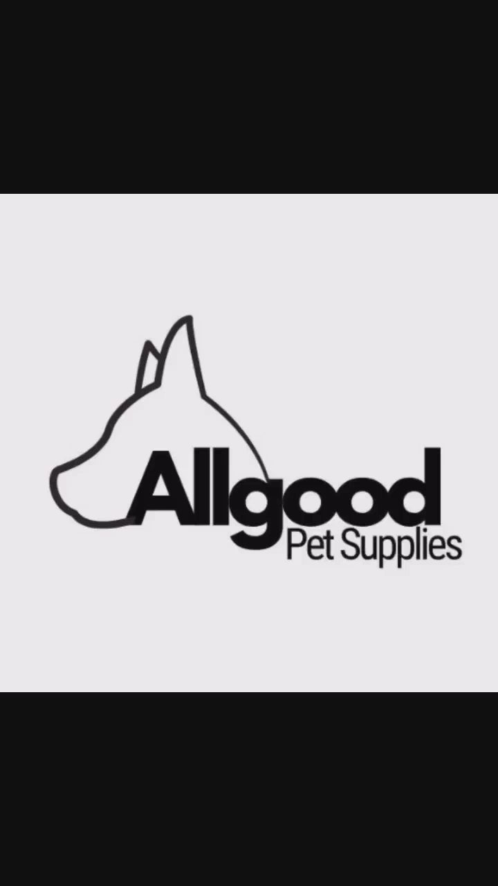 Allgood Pet Supplies logo as the thumbnail for a product video.
